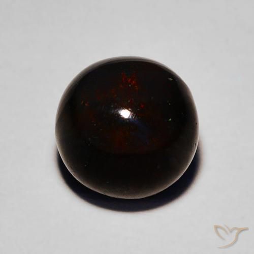 Opale nero Multicolore naturale da 2.08 ct, Sfera, Opaco