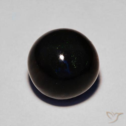 Opale nero Multicolore naturale da 2.08 ct, Sfera, Opaco