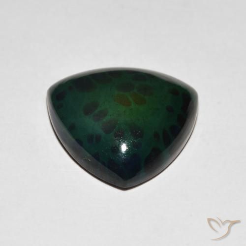 Opale nero Multicolore naturale da 3.74 ct, Taglio trillion, Opaco