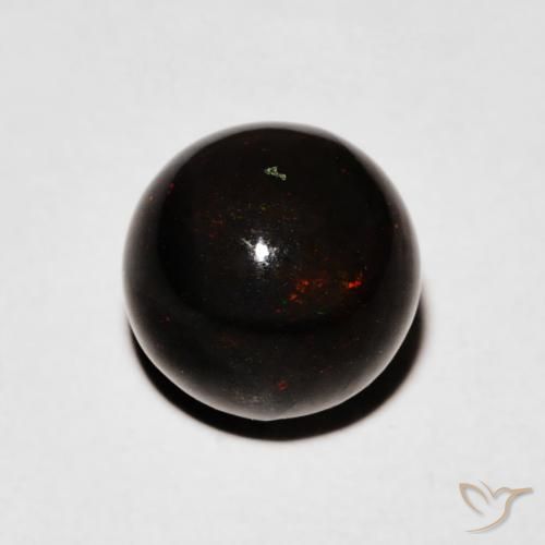 Opale nero Multicolore naturale da 1.47 ct, Sfera, Opaco