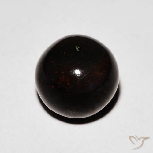 Opale nero Multicolore naturale da 1.47 ct, Sfera, Opaco