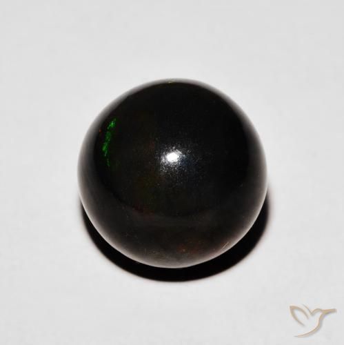 Opale nero Multicolore naturale da 5.66 ct, Sfera, Opaco