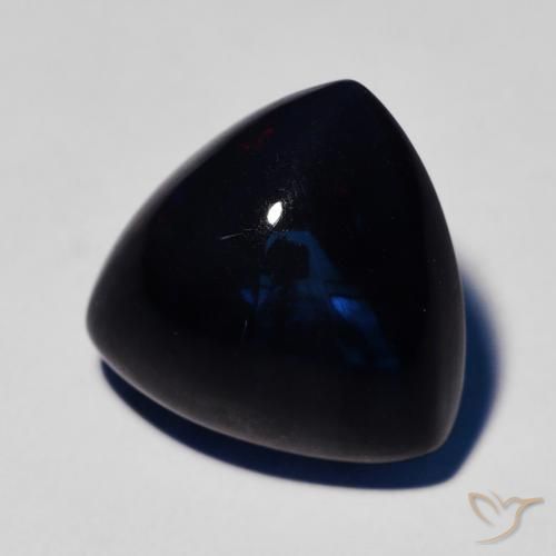 Opale nero Multicolore naturale da 4.85 ct, Taglio trillion, Opaco