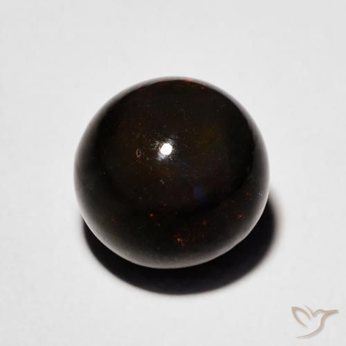 Opale nero Multicolore naturale da 2.00 ct, Sfera, Opaco