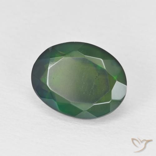 Opale nero Multicolore naturale da 1.71 ct, Ovale, Traslucido