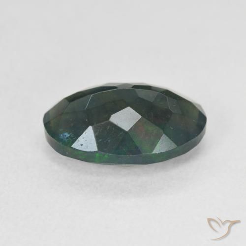 Opale nero Multicolore naturale da 1.77 ct, Ovale, Traslucido