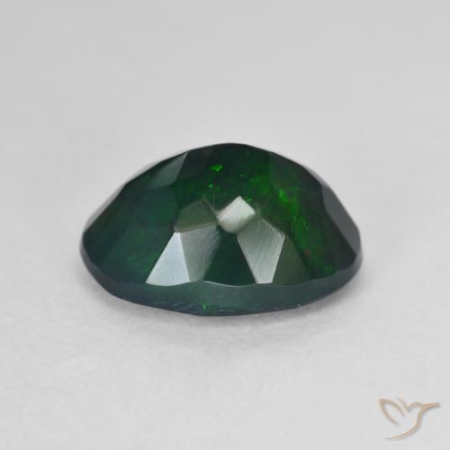 Opale nero Multicolore naturale da 2.67 ct, Ovale, Traslucido