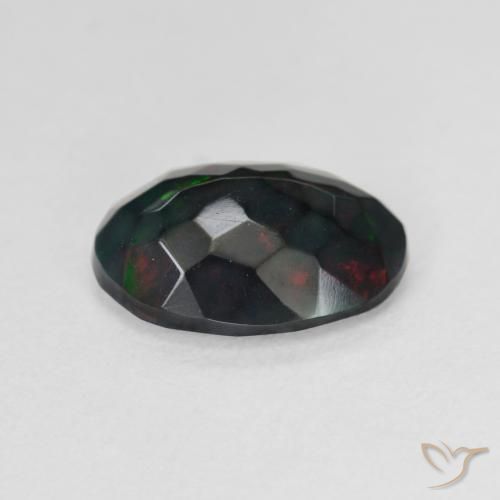 Opale nero Multicolore naturale da 2.23 ct, Ovale, Traslucido