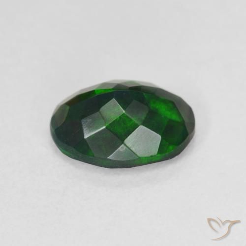 Opale nero Multicolore naturale da 1.34 ct, Ovale, Traslucido