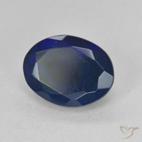 Opale nero Multicolore naturale da 1.40 ct, Ovale, Opaco
