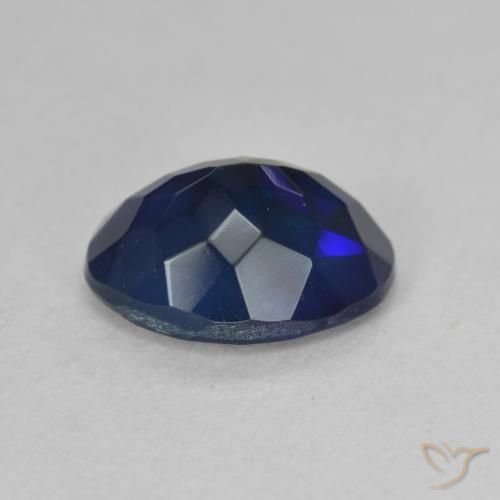 Opale nero Multicolore naturale da 1.40 ct, Ovale, Opaco