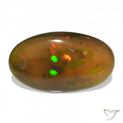 12.20ct Multicolore Opale nero, Ovale, Opaco