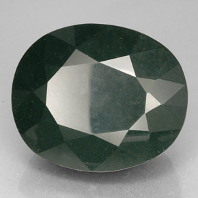 Eliotropio naturale verde da 102,65 ct, taglio ovale, opaco