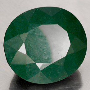 Eliotropio naturale verde da 90,45 ct, taglio ovale, opaco