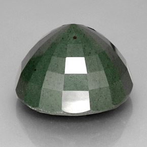 Pietra del sangue Verde naturale da 105.95 ct, Taglio rotondo, Opaco