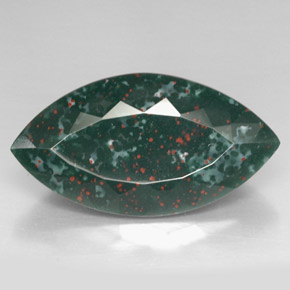 Eliotropio naturale verde da 36,76 ct, marchesa, opaco