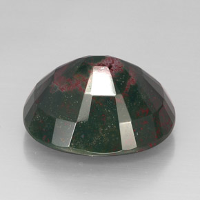 Eliotropio naturale verde da 30,29 ct, taglio a cuscino, opaco
