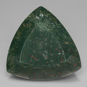 Eliotropio naturale verde da 62,13 ct, trillion, opaco