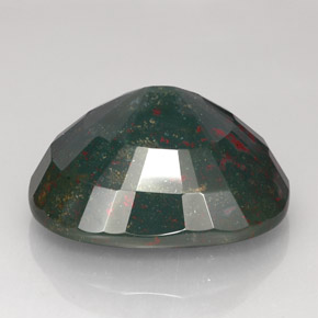 Eliotropio naturale verde da 73,05 ct, taglio a cuscino, opaco