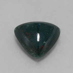 Eliotropio naturale verde da 3,97 ct, trillion, opaco