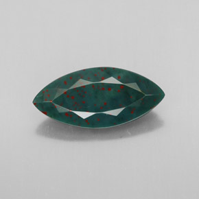 Eliotropio naturale verde da 2,13 ct, marchesa, opaco