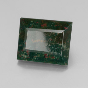 Eliotropio naturale verde da 23,16 ct, baguette, opaco