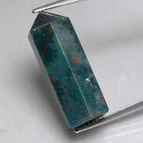Eliotropio naturale verde da 20,34 ct, forma fantasia, opaco