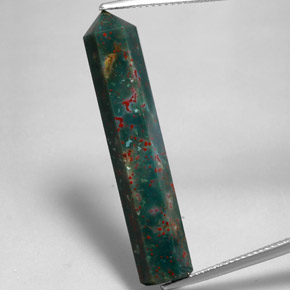 Eliotropio naturale verde da 15,50 ct, forma fantasia, opaco