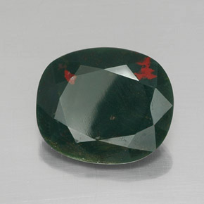 Eliotropio naturale verde da 8,85 ct, taglio ovale, opaco