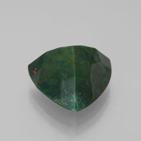 Eliotropio naturale verde da 7,92 ct, trillion, opaco