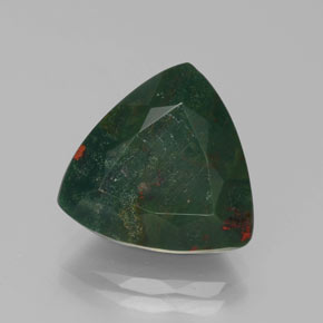 Eliotropio naturale verde da 7,45 ct, trillion, opaco