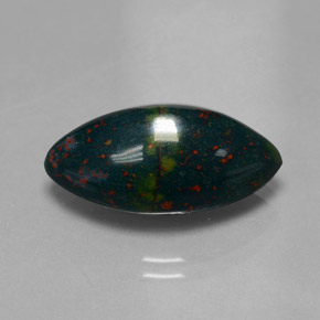 Eliotropio naturale verde da 11,82 ct, marchesa, opaco
