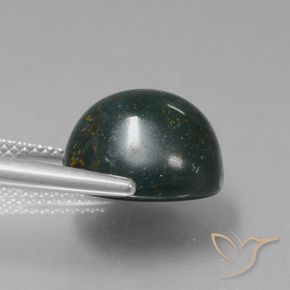 Pietra del sangue Multicolore naturale da 10.23 ct, Ovale, Opaco