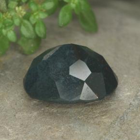 Eliotropio naturale verde da 4,56 ct, taglio ovale, opaco