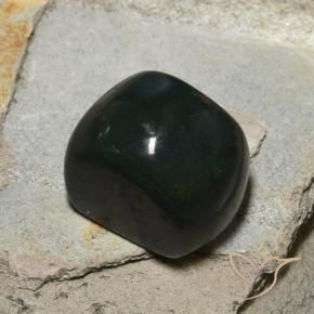 Pietra del sangue Verde scuro naturale da 13.06 ct, Cuscino, Opaco