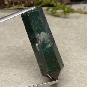 Eliotropio naturale multicolore da 19,56 ct, forma fantasia, opaco