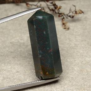 Eliotropio naturale multicolore da 21,25 ct, forma fantasia, opaco