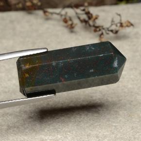 Eliotropio naturale multicolore da 21,25 ct, forma fantasia, opaco