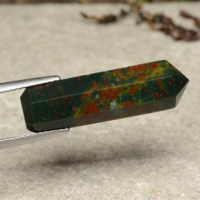Eliotropio naturale multicolore da 9,44 ct, forma fantasia, opaco