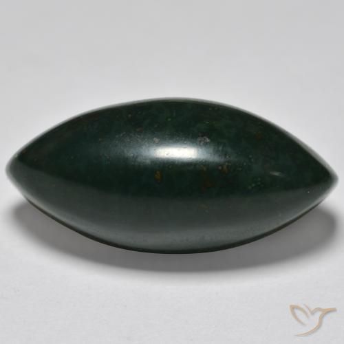 12.43ct Naturale Multicolore Pietra del sangue, Taglio marquise, Opaco