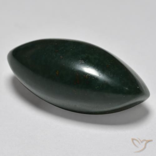 Pietra del sangue Multicolore naturale da 12.43 ct, Taglio marquise, Opaco
