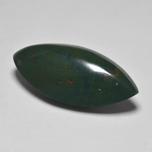 Eliotropio naturale verde da 12,74 ct, marchesa, opaco