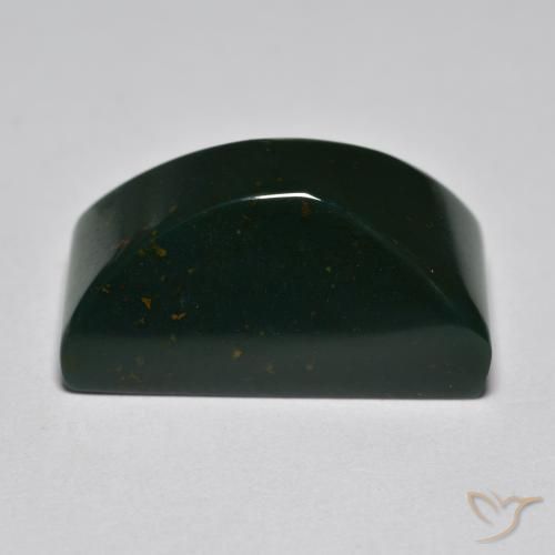 Pietra del sangue Multicolore naturale da 14.42 ct, Taglio a baguette, Opaco