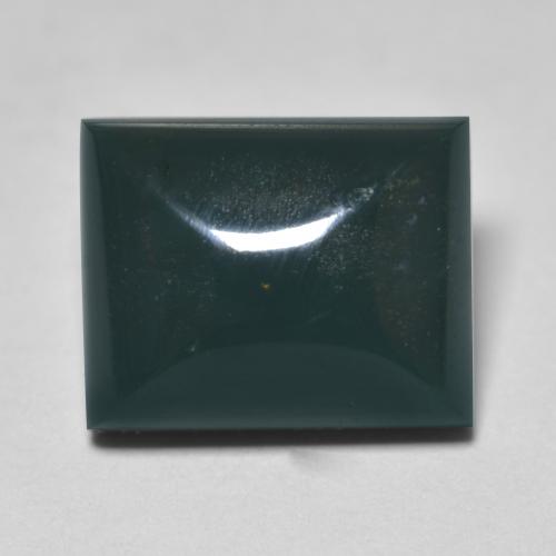 Eliotropio naturale verde da 6,92 ct, baguette, opaco
