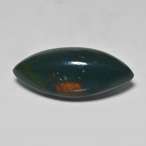 Eliotropio naturale verde da 6,71 ct, marchesa, opaco