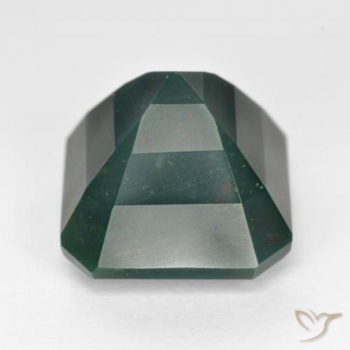 Pietra del sangue Multicolore naturale da 13.27 ct, Ottagonale / Taglio smeraldo, Opaco