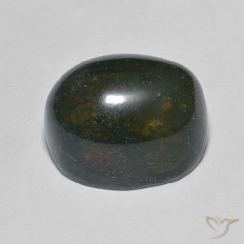 Pietra del sangue Multicolore naturale da 15.31 ct, Ovale, Opaco