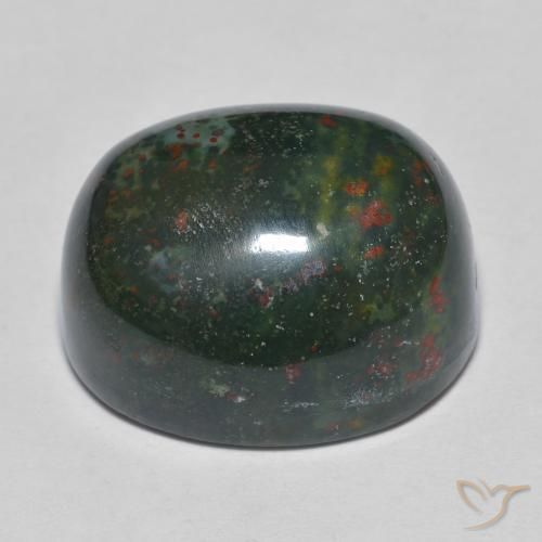Pietra del sangue Multicolore naturale da 24.63 ct, Ovale, Opaco