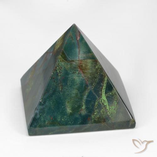 Pietra del sangue Verde foresta naturale da 107.07 ct, Quadrato, Opaco