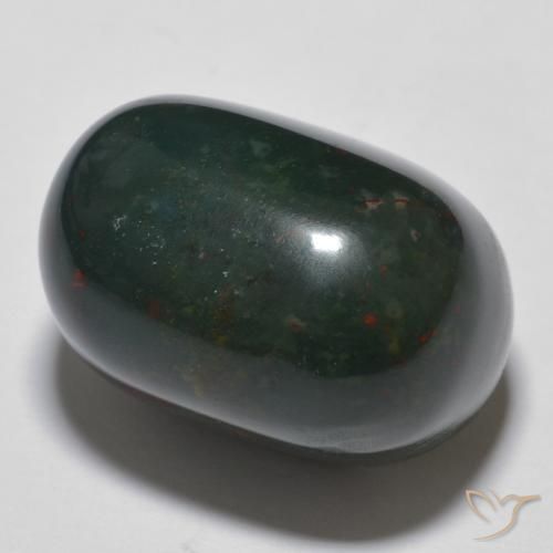 Pietra del sangue Multicolore naturale da 21.46 ct, Ovale, Opaco